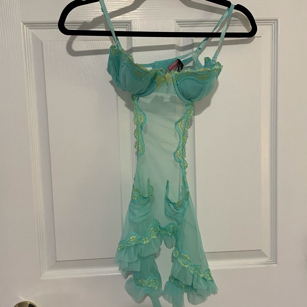 Victoria’s Secret Apron style babydoll with panty